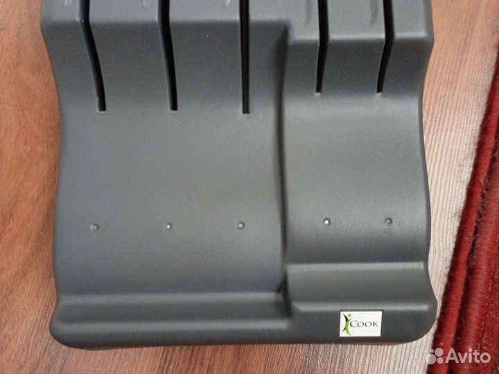 Ножи б-у, и подставка для ножей