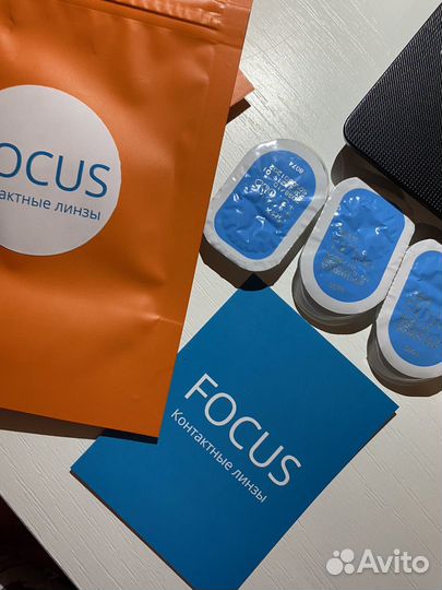 Контактные линзы focus/ +3.50 / 3 месяца