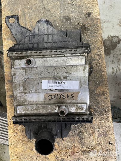 Радиатор интеркулера land rover