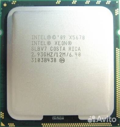Процессор Intel Xeon X5670 (6C/12T, 2.93/3.33 GHz