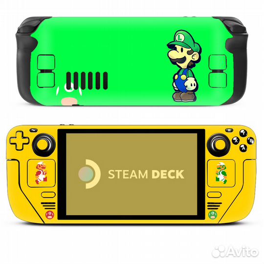 Steam deck защитная наклейка / защитный чехол сет2