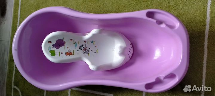 Ванночка+горка для купания