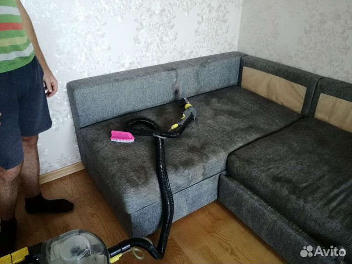 Химчистка мебели и ковров. Уборка