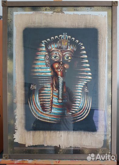 Постер маска египетского фараона Тутанхамона