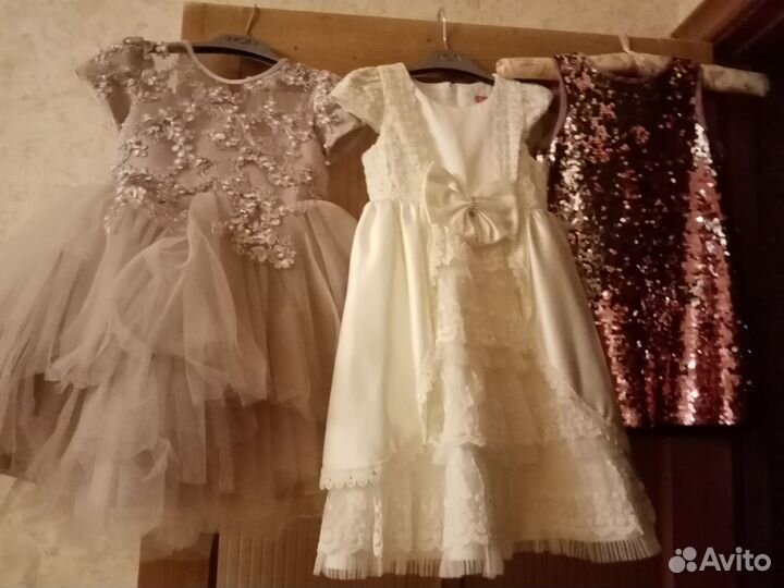 Платья пышные нарядные до 6 лет
