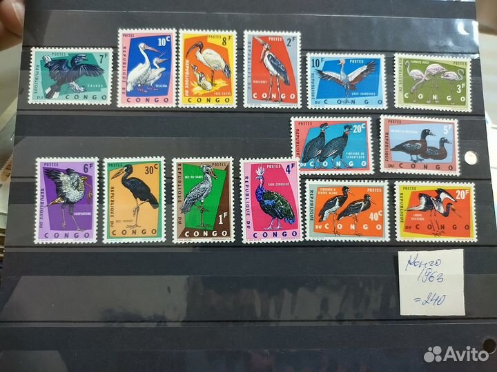 Иностранные марки фауна-2 Животные.Чистые. MNH