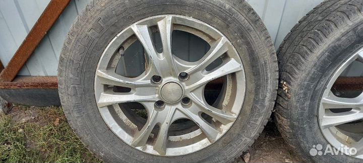 Диски литые r14 4 100 с летней резиной 185/65 R14