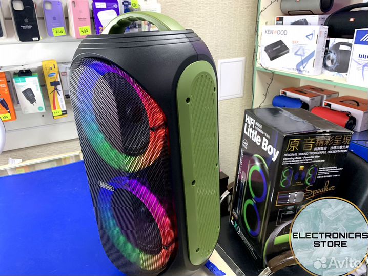 Блютуз Колонка Большая Remax RB-X9 Опт Розница