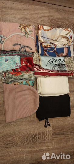 Шарфы, шапка, платки и косынки