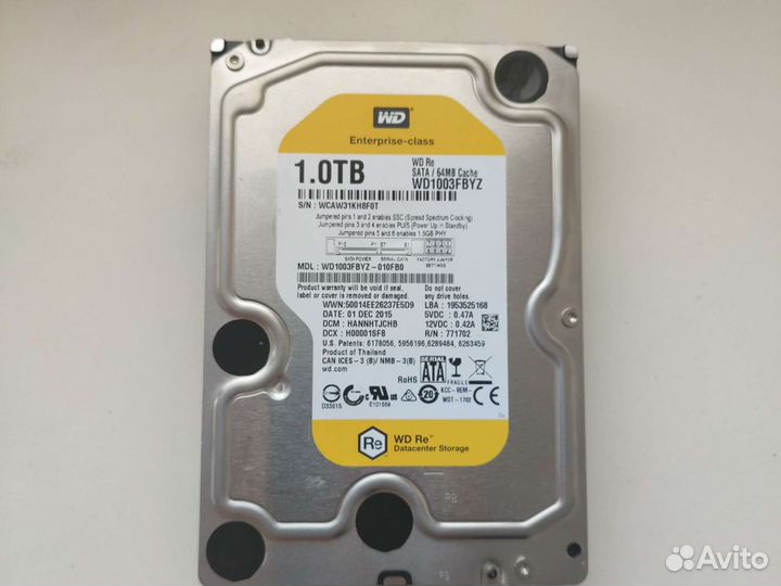 Жесткий диск 1 тб wd