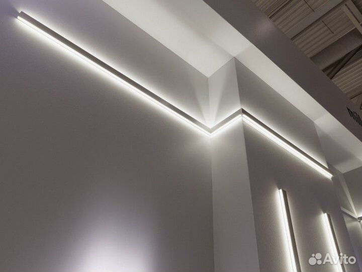 Профиль анод.алюм. для светодиодной ленты 2 м