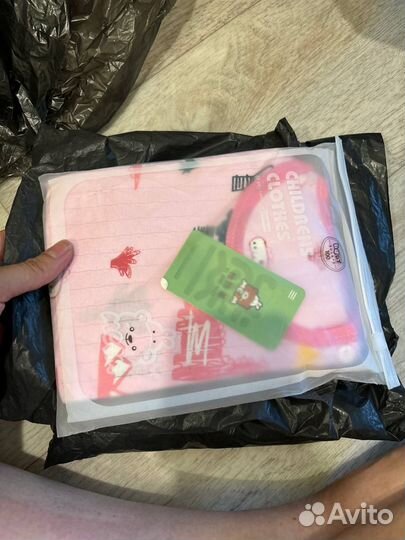 Пижама детская размер 100 новая розовая