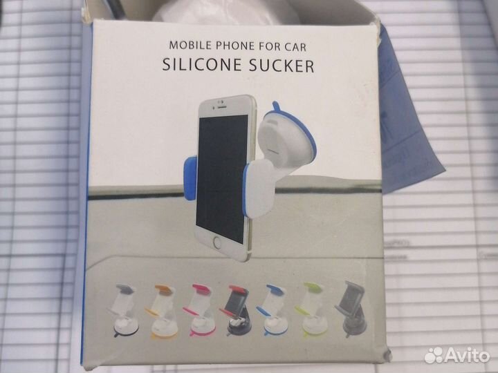 Автодержатель для телефона silicone sucker FL-15