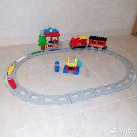 Lego duplo Поезд на паровой тяге 10874