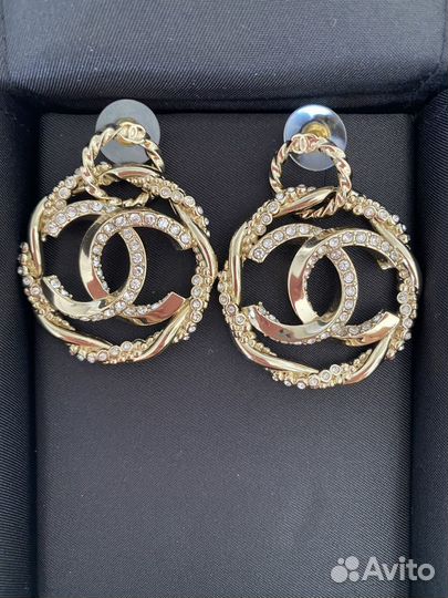 Серьги Chanel оригинал