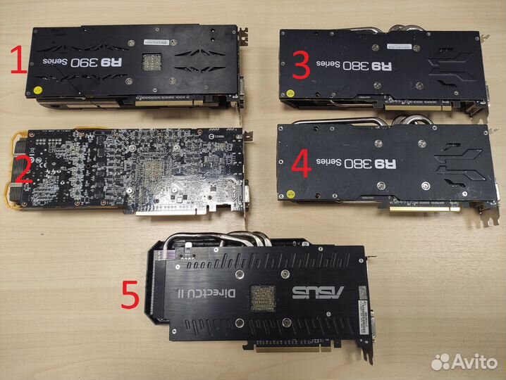 R9 390 8gb, R9 380 4gb