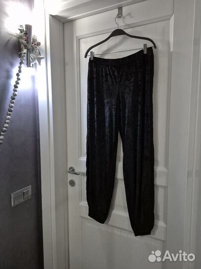 Велюровые брюки шаровары Deseo 52 размер