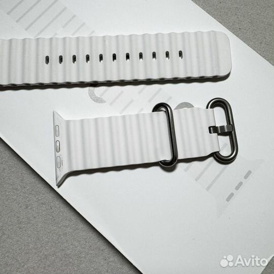 White Ocean Band Apple Watch Ultra Оригинальный ре