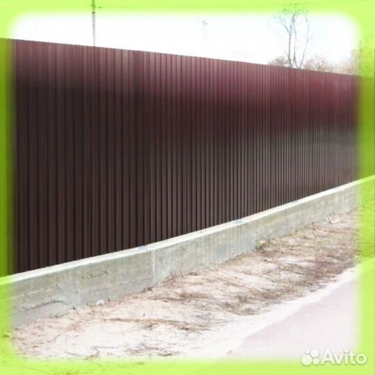 Забор из профнастила