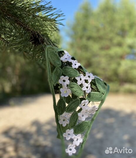 Косынка вязаная кроше