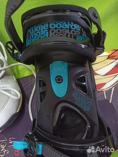 Сноуборд + крепления + ботинки комплект