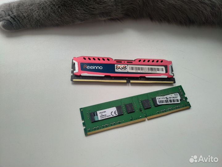 Оперативная память ddr4 8 и 4 gb