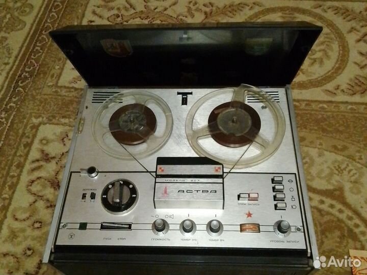 Катушечный магнитофон астра 207