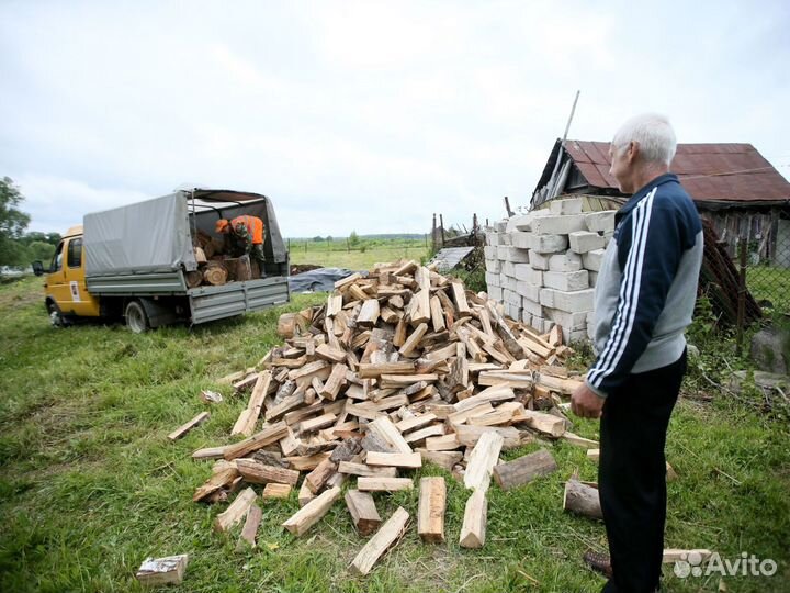 Дрова березовые колотые