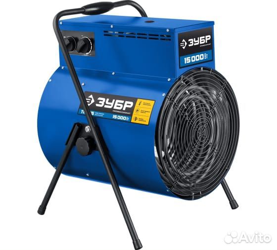 Пушка тепловая электрическая 15 кВт, зубр Професси