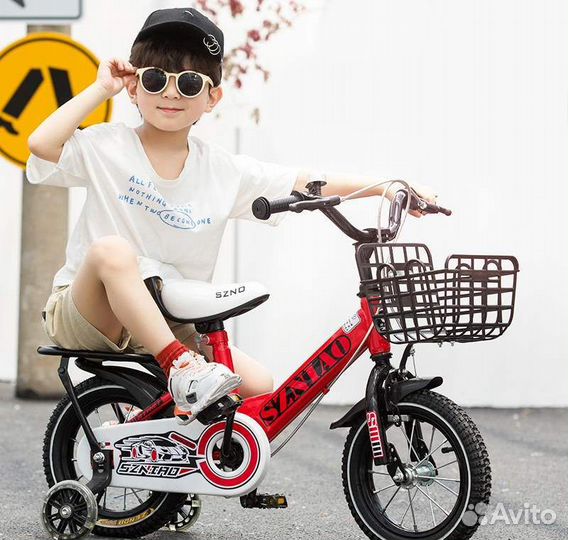 Детский четырехколесный велосипед 14