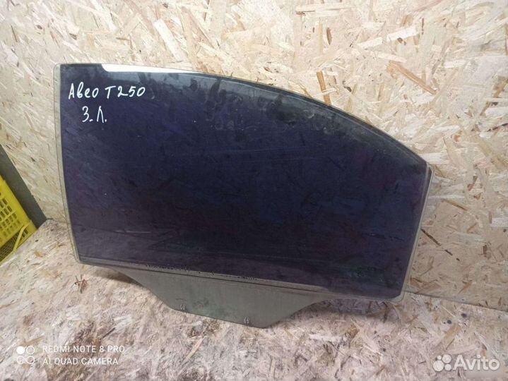 Стекло двери задней левой Chevrolet Aveo T250