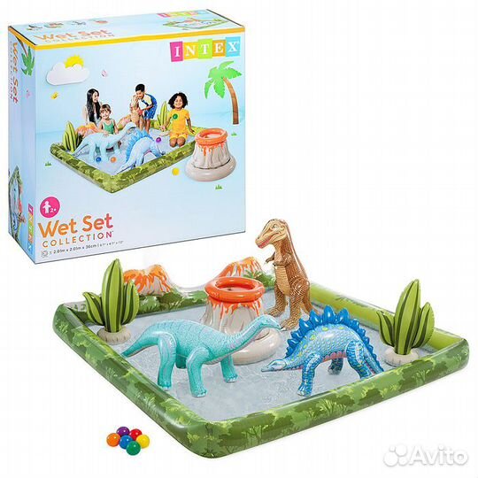 Новый Игровой центр-бассейн надувной 