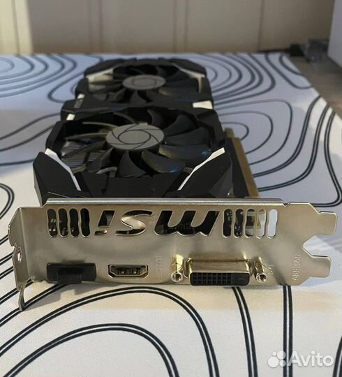 Видеокарта gtx 1050 ti 4gb msi