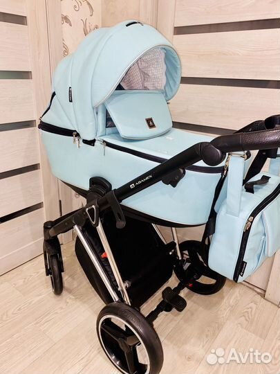 Коляска Adamex 3 в 1 (цвет Тиффани)
