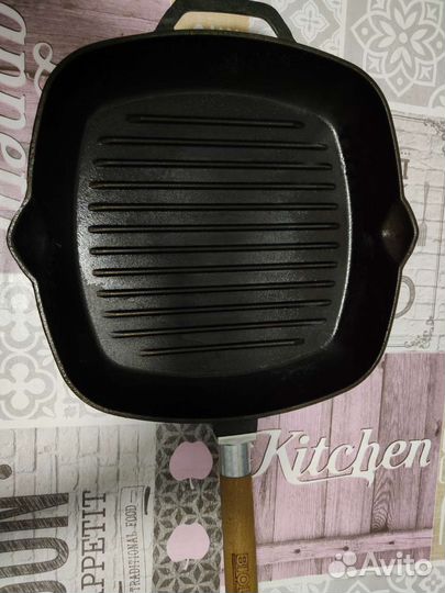 Чугунная сковорода гриль