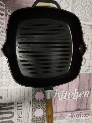 Чугунная сковорода гриль