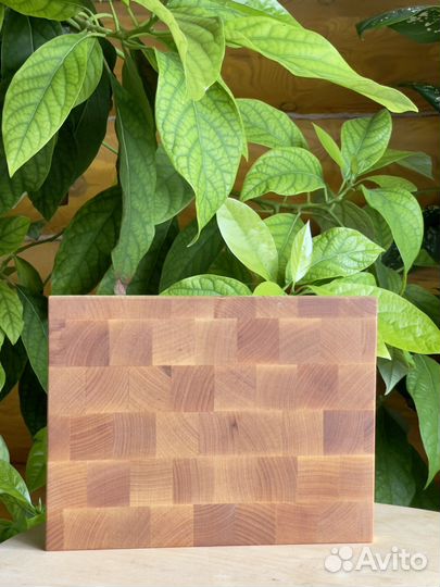 Доска кухонная разделочная торцевая компактная