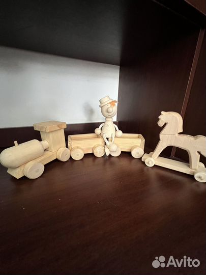 Развивающие деревянные игрушки пакетом