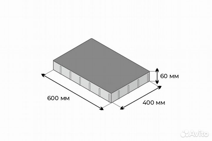 Крупноформатная плита / Плита Алтайский марс 60мм