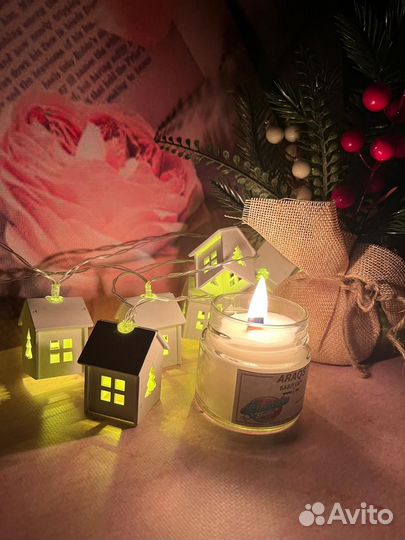 Ароматическая свеча ручной работы