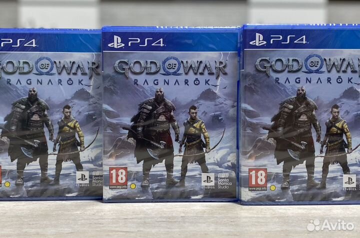 God Of War Рагнарек Sony PS4 Новый Диск Русс Озвуч