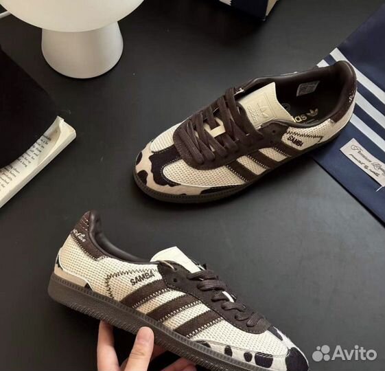 Adidas Samba x Notitle Cow Print Кроссовки