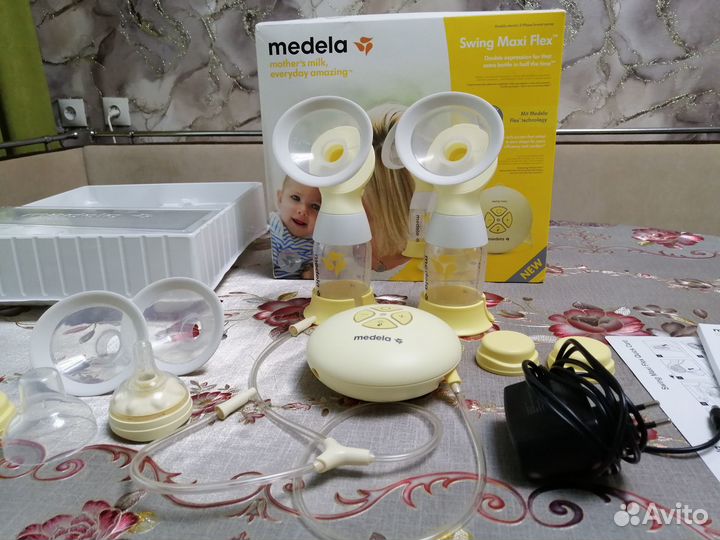Электрический двойной молокоотсос Medela