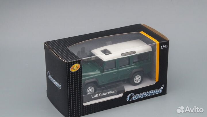 1:43 Масштабная модель land rover Defender Generation 1, dark green