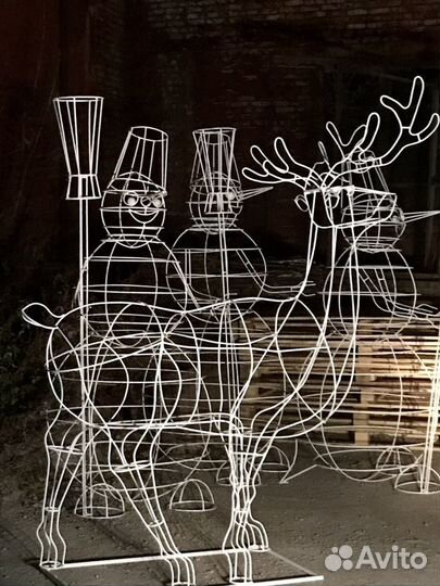 Фигура снеговик