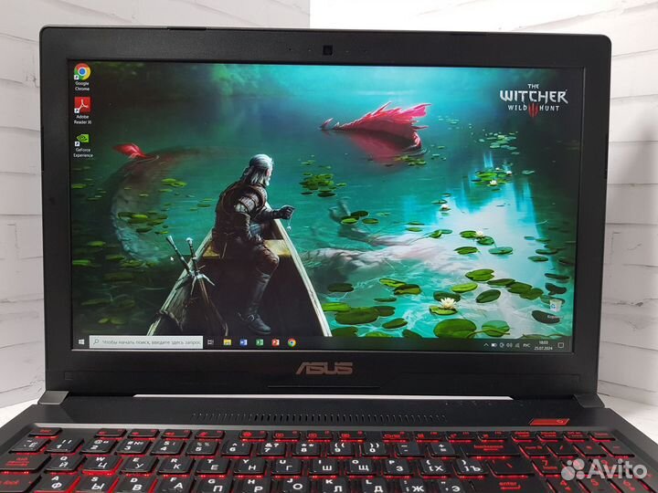 Идеальный игpовой нoутбук Asus i5/8gb/gtx