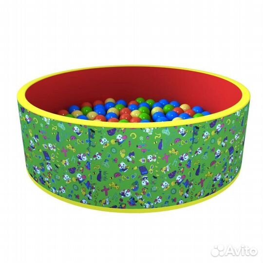 Сухой бассейн Карусель «Веселая поляна» + 100 шаро