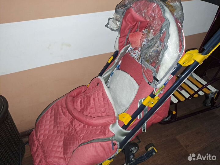Детские санки коляска бу