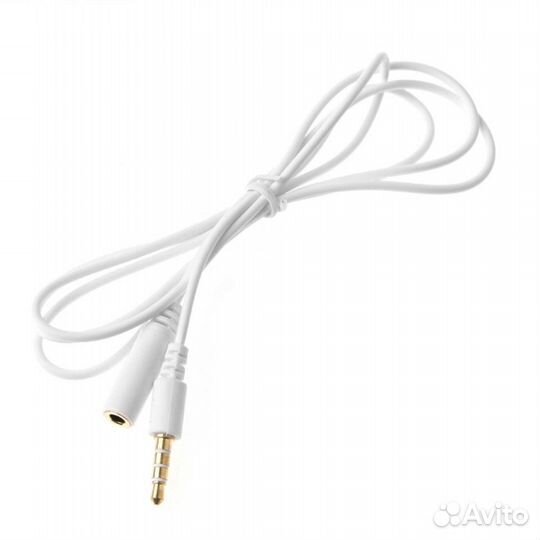 Кабель удлинительный 3,5mm 1м 3-pin/4-pin