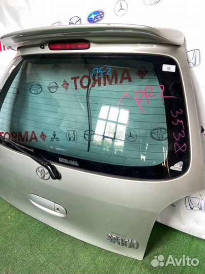 Дверь 5-я Toyota Spacio AE111 1999